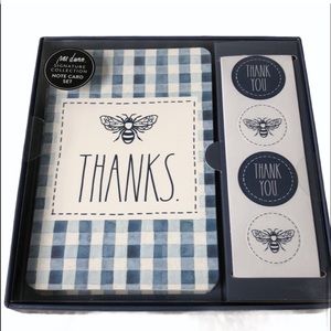 🆕 Rae Dunn THANKS Bee Notecards